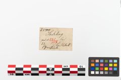 Etiketten zu Bronzegriff (NHMW-PRAE-023700)